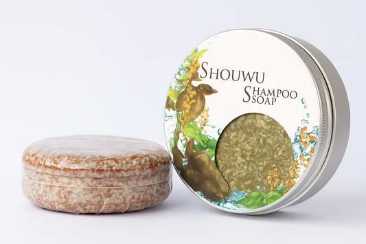 Foreign Trade Silicone Oil Free English Version Polygonum Ginseng Shampoo Essential Oil Soap