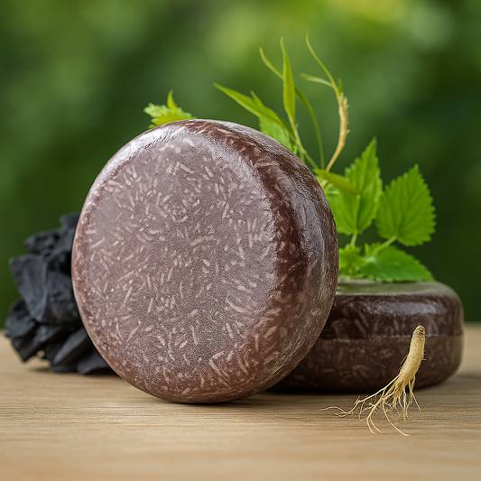 Foreign Trade Silicone Oil Free English Version Polygonum Ginseng Shampoo Essential Oil Soap
